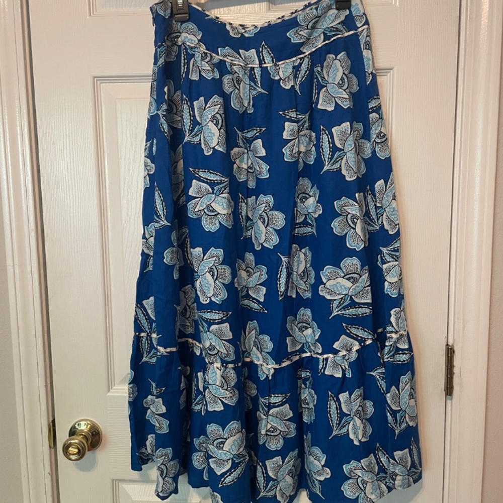 Anthropologie Maeve Alyssa Midi Skirt size 10 boho - Picture 6 of 8